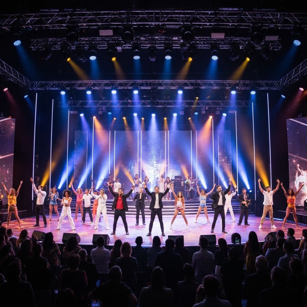 Global talent competition stage